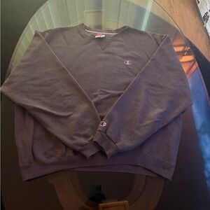 Champion Men's Dark Gray Crewneck Sweater